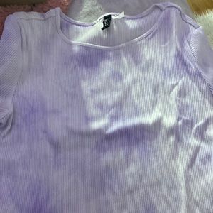 Your new purple and white top